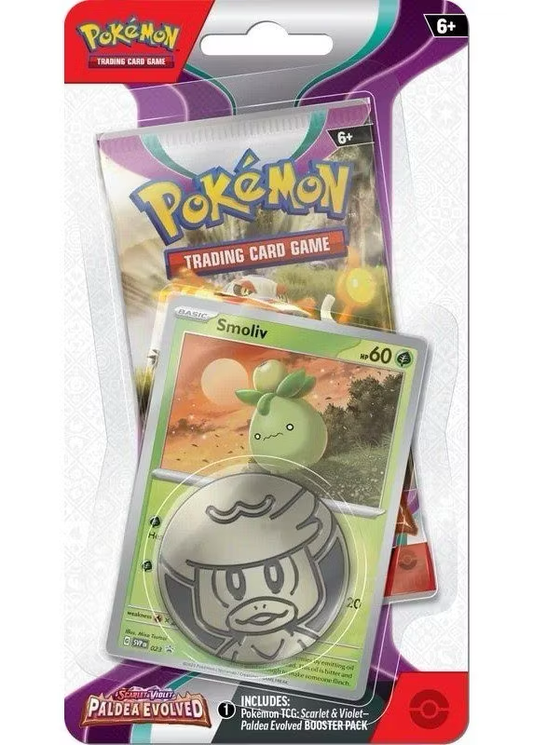 Paldea Evolved 1-pack Blister: Smoliv