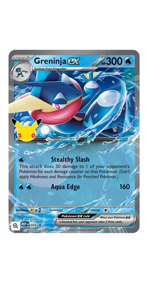 30th Celebration ex Box: Greninja ex