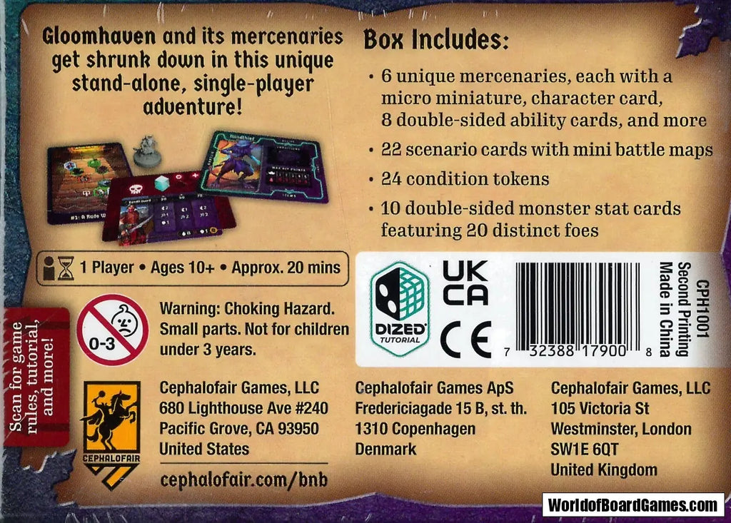 Gloomhaven: Buttons & Bugs