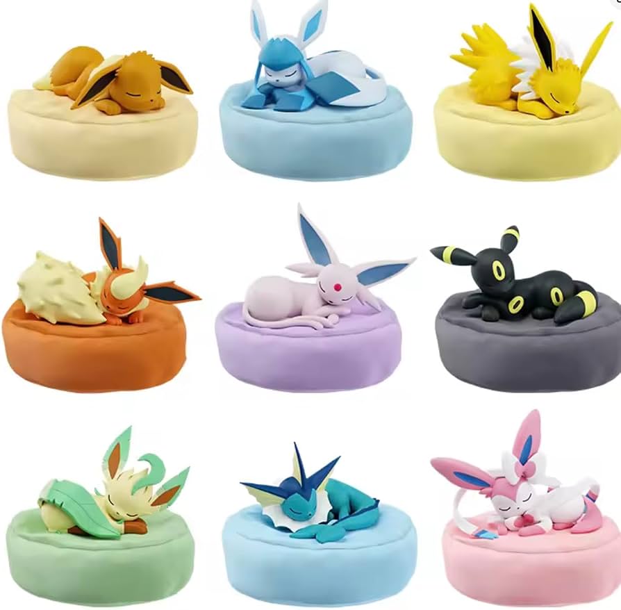 Sleeping Eeveelution Blind Box Figur