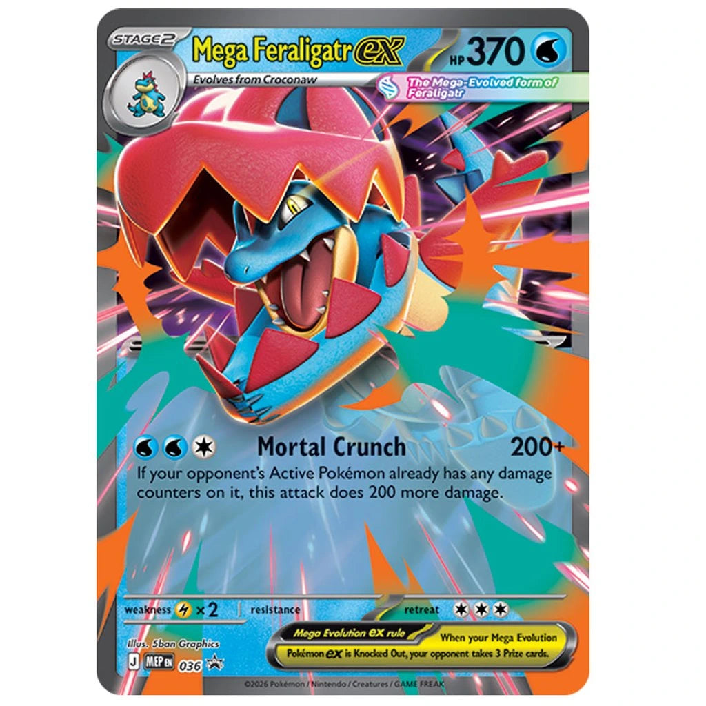 Ascended Heroes Mega Feraligatr ex Box