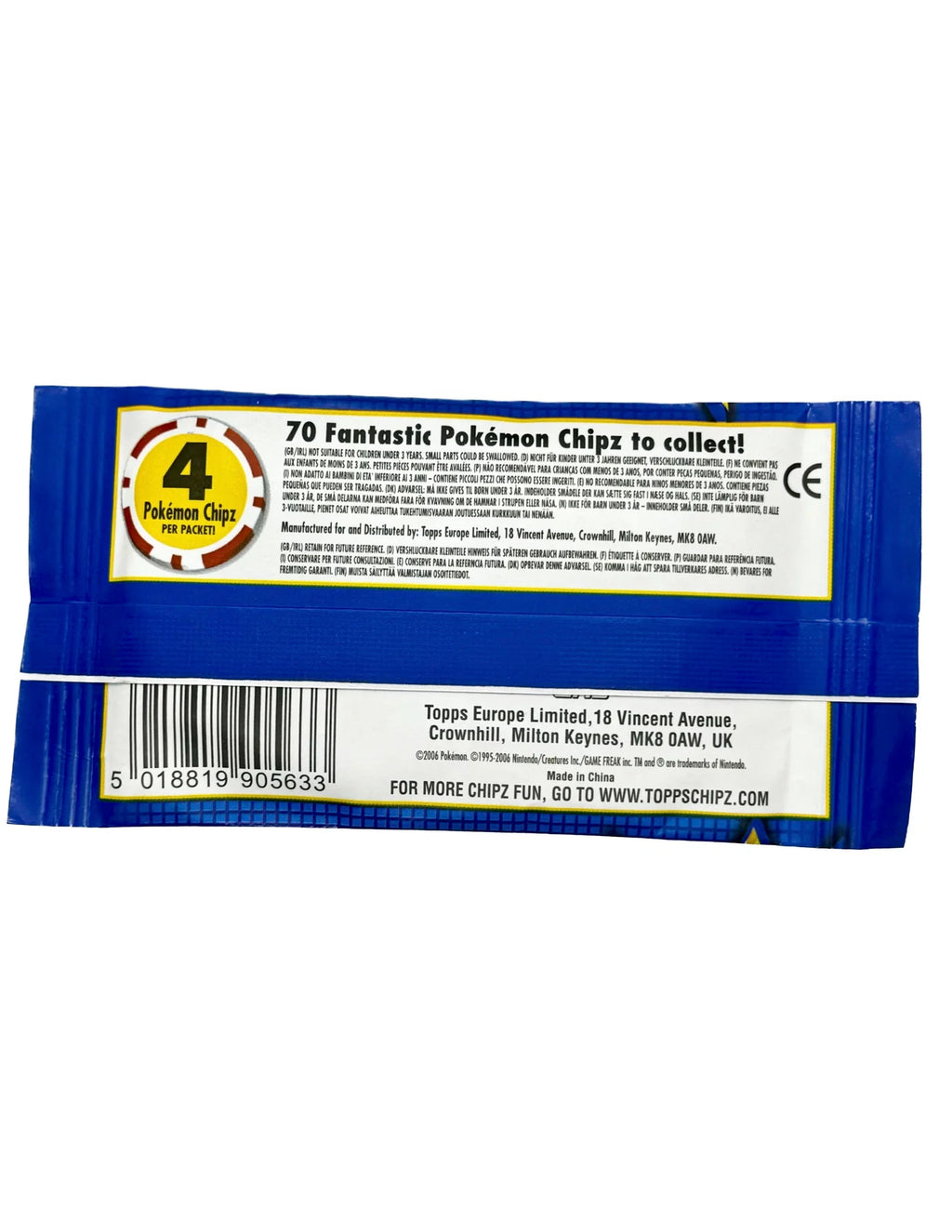 Topps Pokémon Chipz Booster Pack (2006)