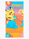 Pikachu & Squirtle Sunny Days Strandhåndklæde