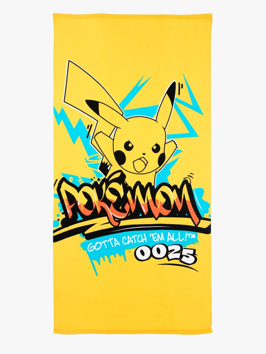 Pikachu Spraypaint Strandhåndklæde