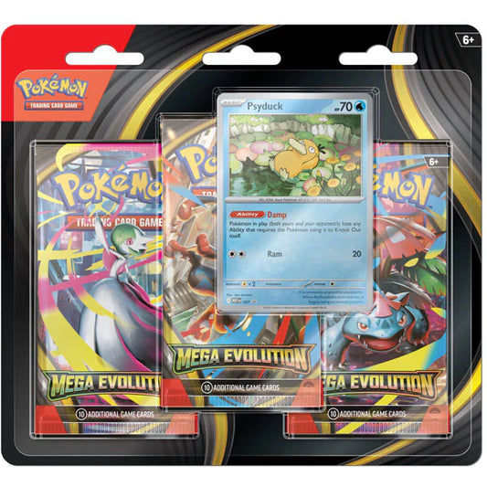 Mega Evolution 3-Pack Blister Psyduck