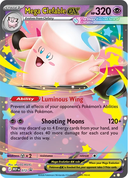 Mega Moonlit Collector's Tin: Mega Clefable ex