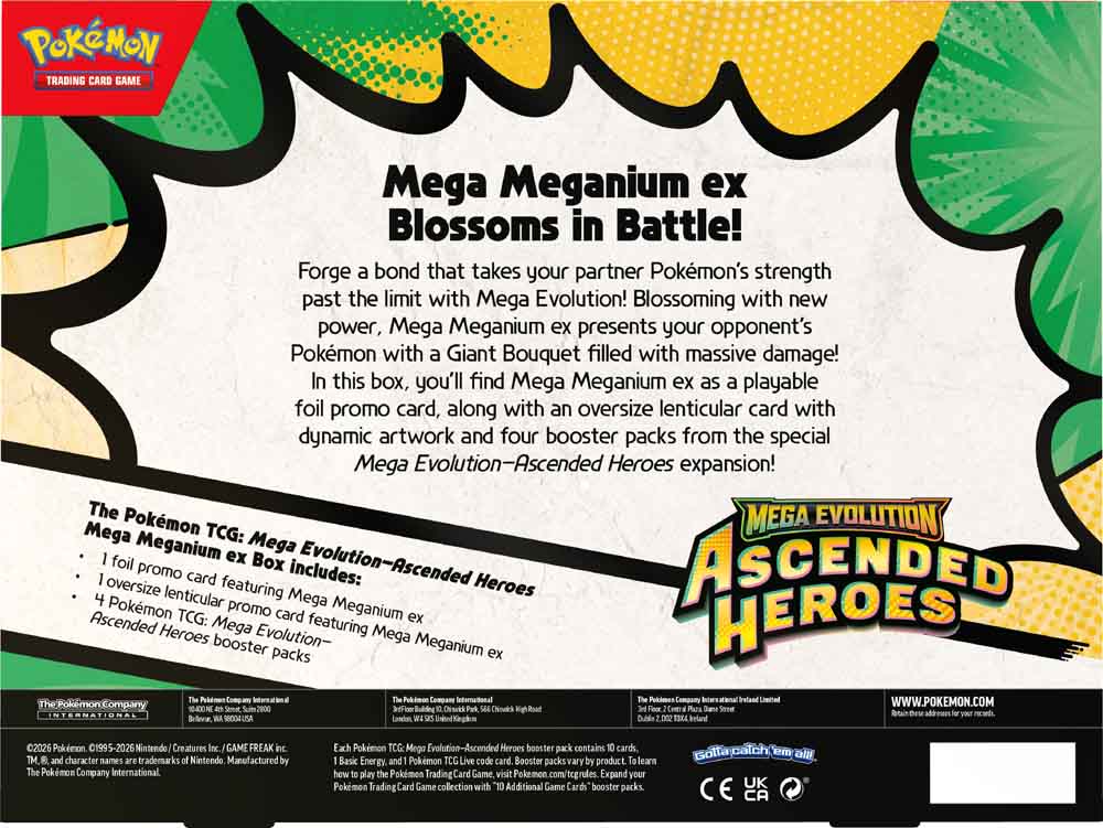 Ascended Heroes Mega Meganium ex Box