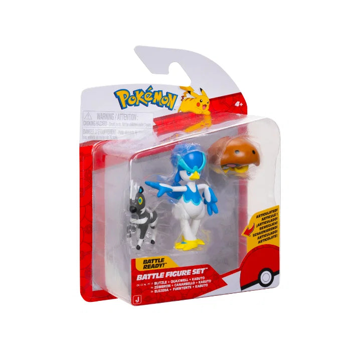 Battle Figure 3-Pack: Quaxwell, Blitzle, Kabuto
