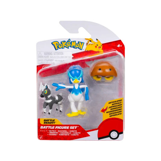 Battle Figure 3-Pack: Quaxwell, Blitzle, Kabuto