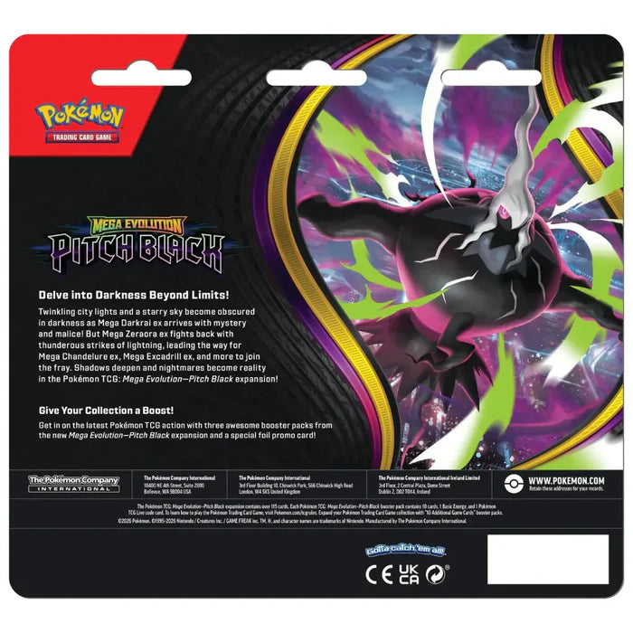 Pitch Black 3-Pack Blister: Binacle
