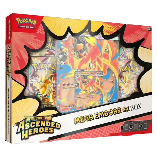 Ascended Heroes Mega Emboar ex Box