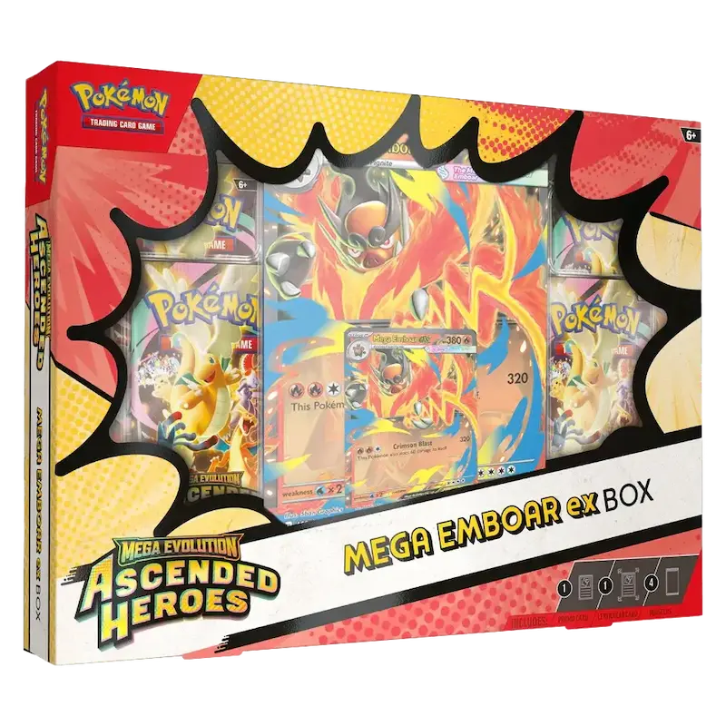 Ascended Heroes Mega Emboar ex Box