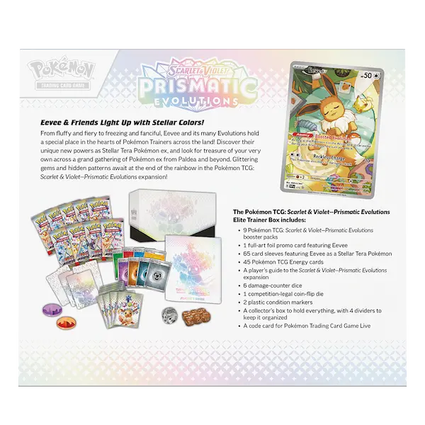 Prismatic Evolutions Elite Trainer Box
