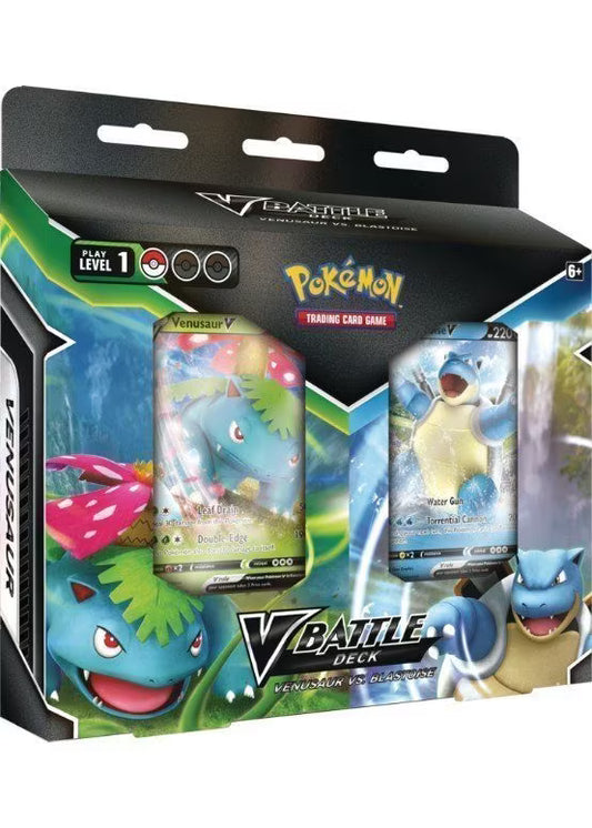 Venusaur V vs. Blastoise V Battle Deck