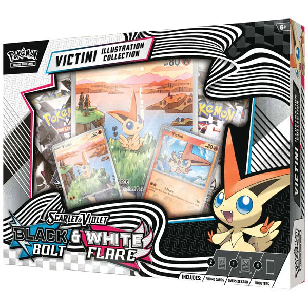 Black Bolt & White Flare - Victini Illustration Collection