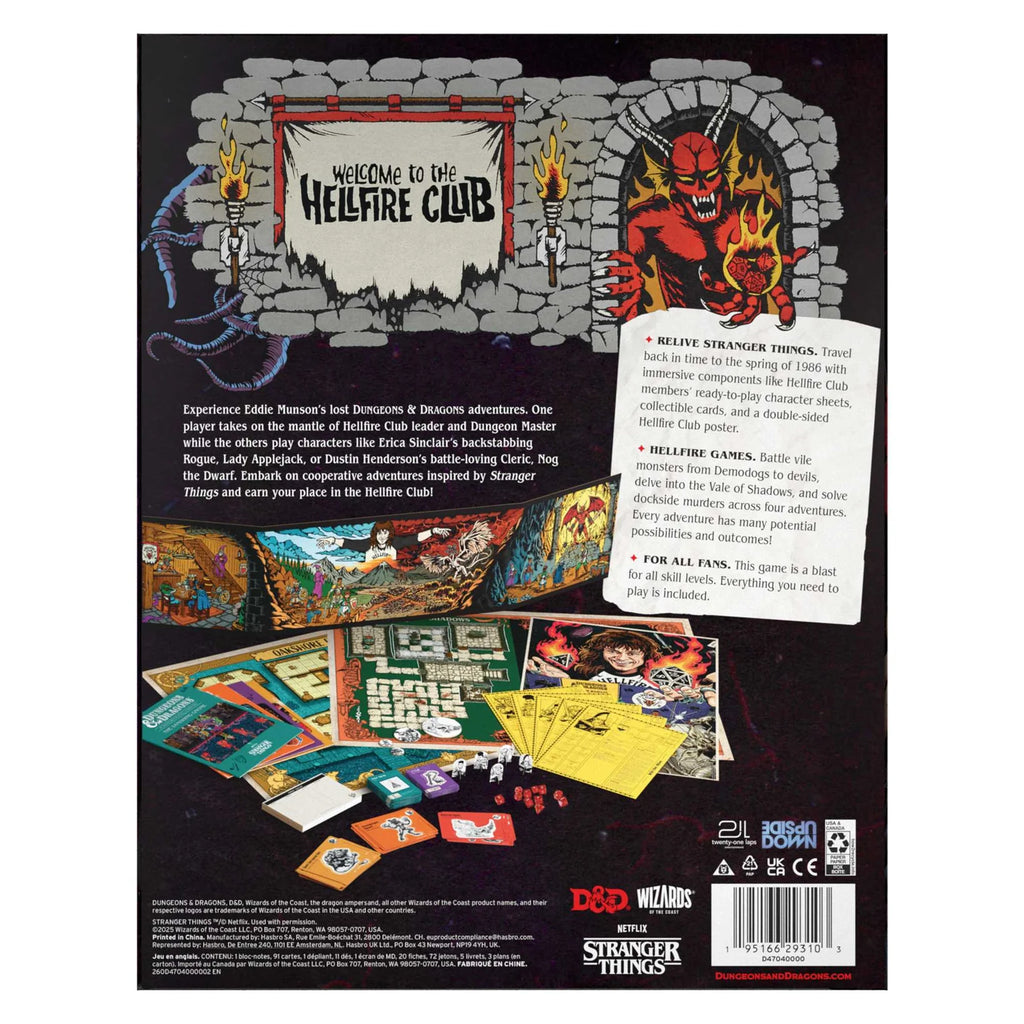 Dungeons & Dragons x Stranger Things Starter Set: Welcome to the Hellfire Club