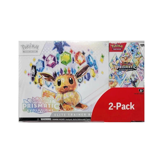 Costco 2-Pack – Prismatic Evolutions Elite Trainer Box & Booster Bundle
