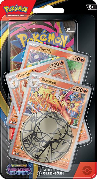 Blaziken Phantasmal Flames Premium Checklane Blister