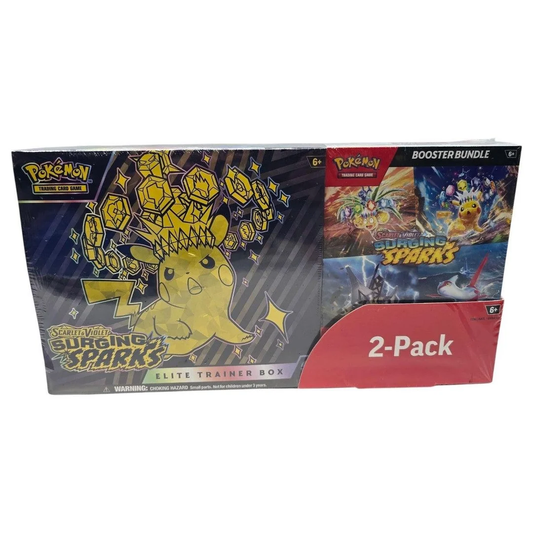 Costco 2-Pack – Surging Sparks Elite Trainer Box & Booster Bundle
