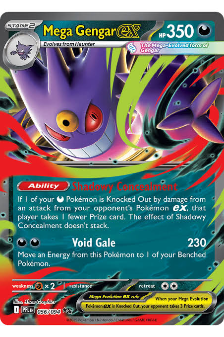 Mega Moonlit Collector's Tin: Mega Gengar ex