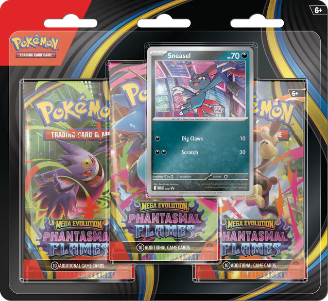 Phantasmal Flames: Sneasel 3-Pack Blister
