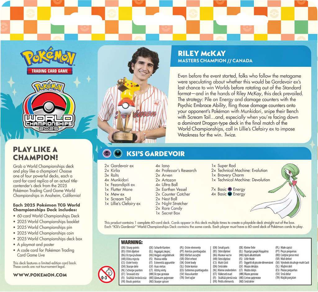 2025 World Championships Deck: Riley McKay - Flutter Devo Gardevoir