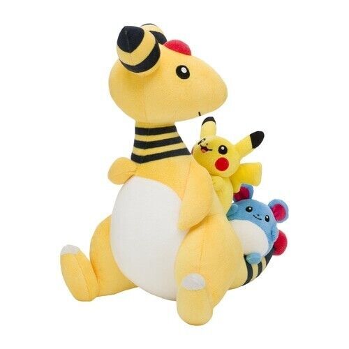 Pokémon Center Tokyo-Bay Ampharos Pikachu Marill Plush